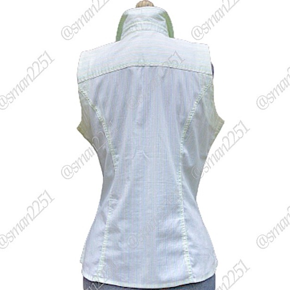 🆕Richard Malcom Sleeveless Button Down Shirt NWOT - Picture 10 of 10